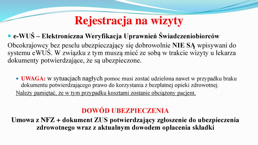 Dobrowolne Ubezpieczenie Zdrowotne W Narodowym Funduszu Zdrowia NFZ